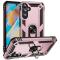 Samsung Galaxy A15 5G Skal Armor Ring Hybrid Roséguld