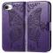  iPhone 17e / 16e Fodral Med Fjäril Tryck Lila