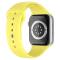 ColorPop Apple Watch 42/44/45/46/49 mm Silikon Armband (S/M) Gul