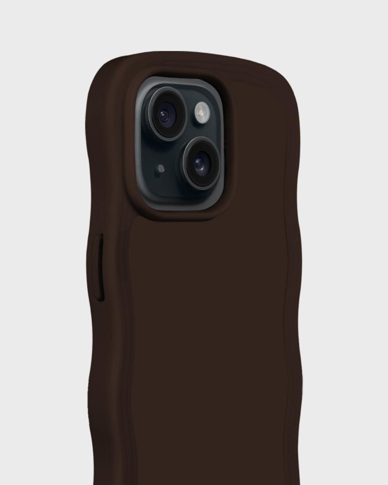 holdit holdit iPhone 15 / 14 / 13 Skal Wavy Chocolate