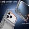  iPhone 17 Pro Max Skal Kickstand Med Kortfack Tonad Svart