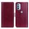  Motorola Moto G31 / G41 Fodral Läder Vinröd