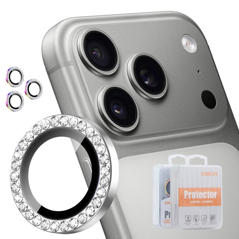HAT PRINCE HAT PRINCE iPhone 18 Pro/18 Pro Max Linsskydd Enkay Strass