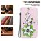  Samsung Galaxy A27 5G Fodral Läder Blommor Rosa/Vit