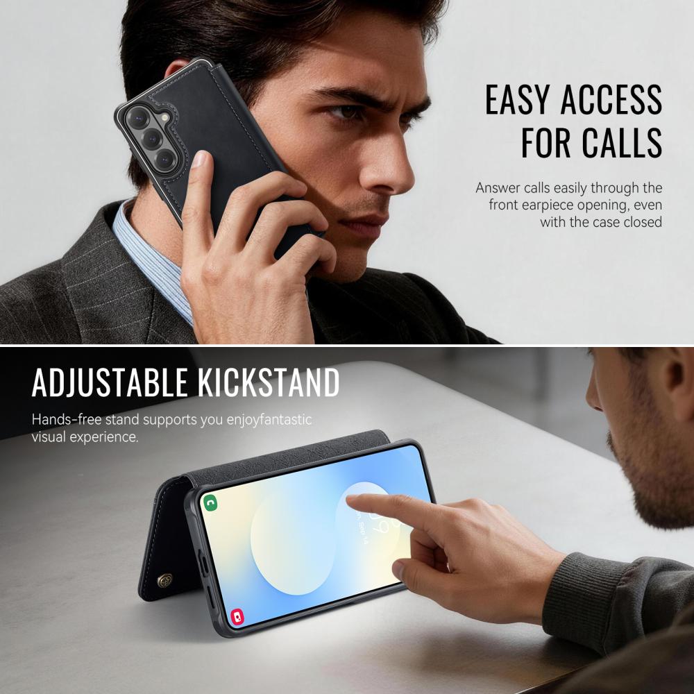 CASEME CASEME Samsung Galaxy S26 Plus Skal RFID Plånbok Svart
