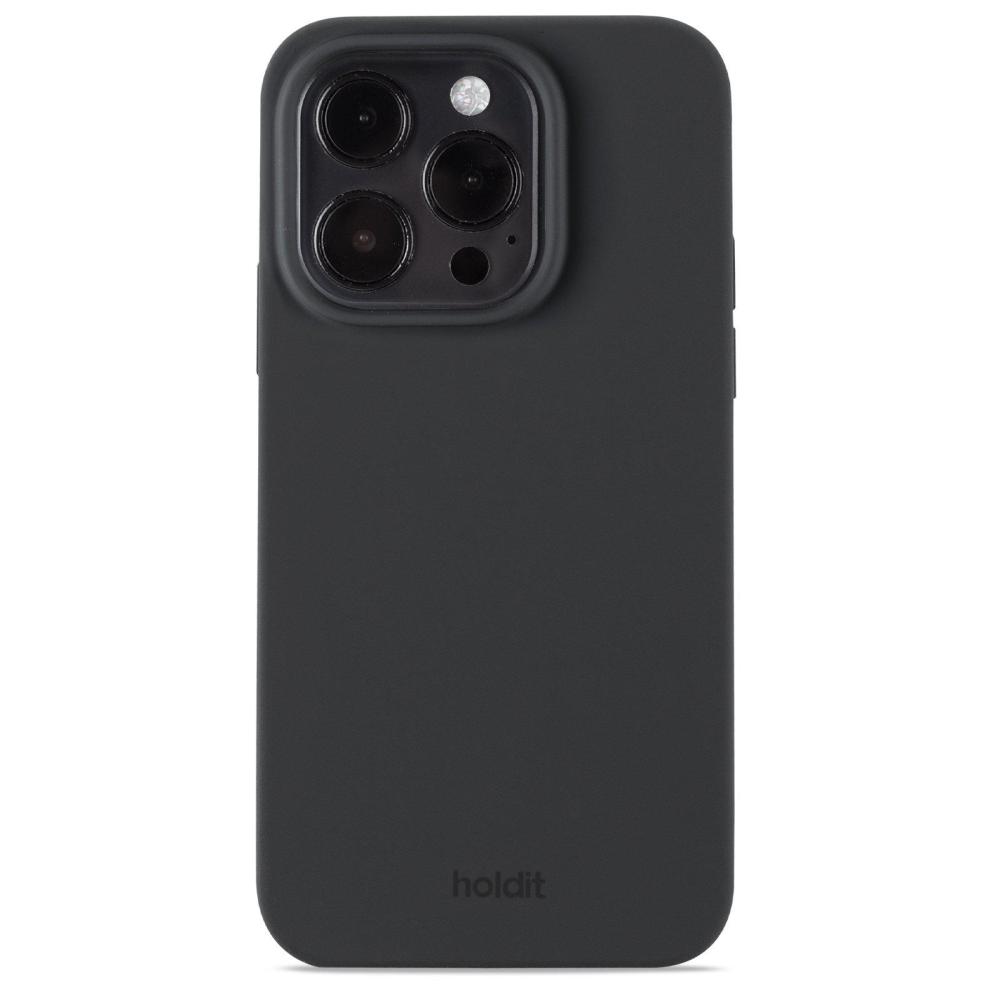 holdit holdit iPhone 15 Pro Mobilskal Silikon Svart