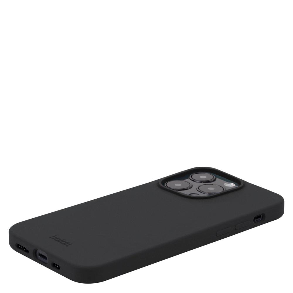 holdit holdit iPhone 15 Pro Mobilskal Silikon Svart
