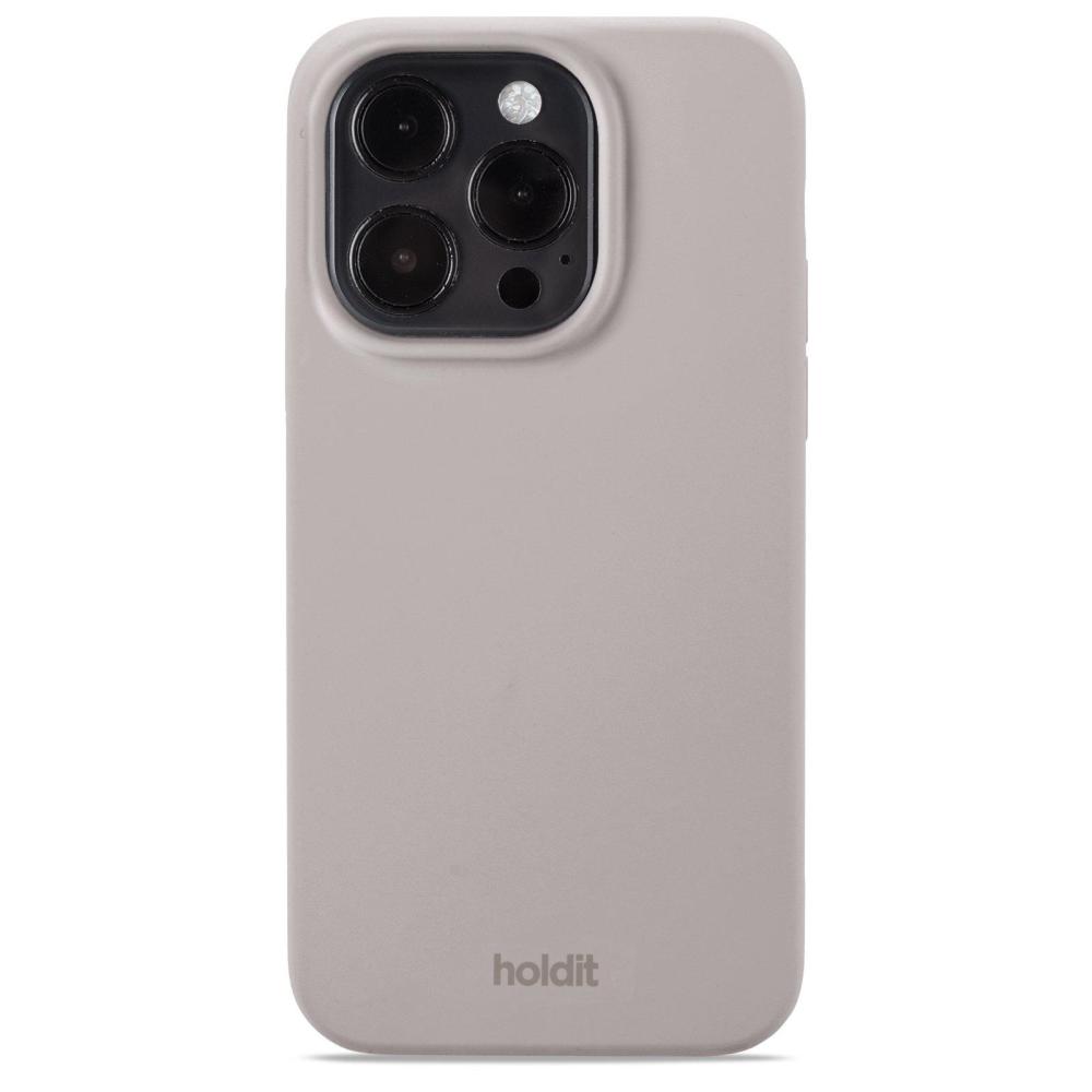 holdit holdit iPhone 15 Pro Mobilskal Silikon Taupe