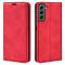  Samsung Galaxy S23 Plus Flip Fodral Skin Touch Röd
