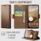 CASEME CASEME Google Pixel 11 Pro XL Fodral RFID Läder Brun