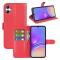  Samsung Galaxy A07 Fodral Litchi Läder Röd