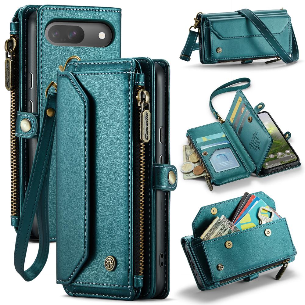 CASEME CASEME Google Pixel 10/10 Pro / 9/9 Pro Fodral Läder Grön