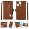  iPhone 15 Plus Multifunktionellt Fodral Brun