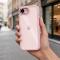 Tech-Protect Tech-Protect iPhone 17e / 16e Skal MagMat Rosa / Transparent