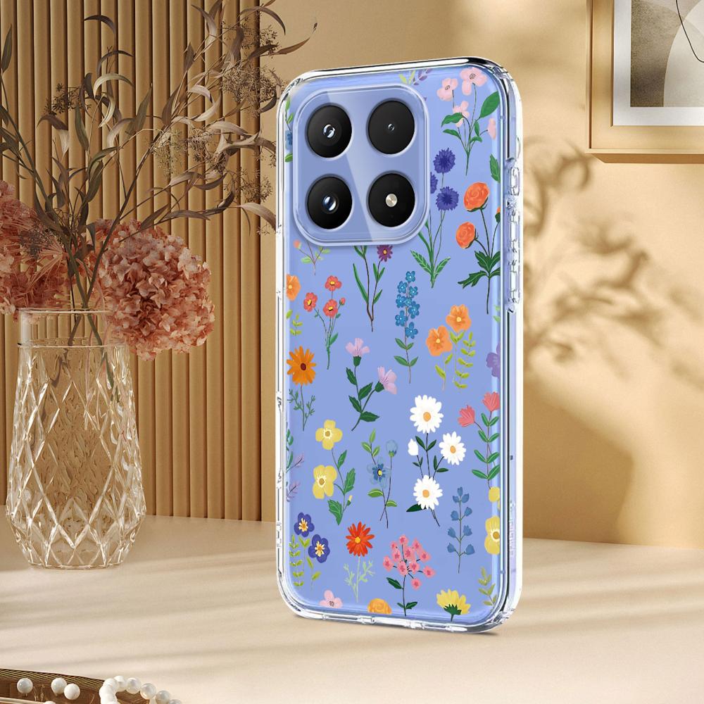  Xiaomi 17 Skal TPU Blommor Prästkragar