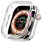  Apple Watch 10 42 mm Skal Rhinestone Transparent