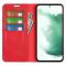  Samsung Galaxy S23 Plus Flip Fodral Skin Touch Röd