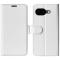  Google Pixel 10a Fodral Crazy Horse Läder Vit