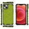  iPhone 15 Plus Skal Honeycomb Shockproof Grön