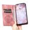  Samsung Galaxy A55 5G Fodral Mandala Flip Läder Roséguld