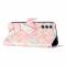  Samsung Galaxy S25 Plus Fodral Med Tryck Rosa Marmor