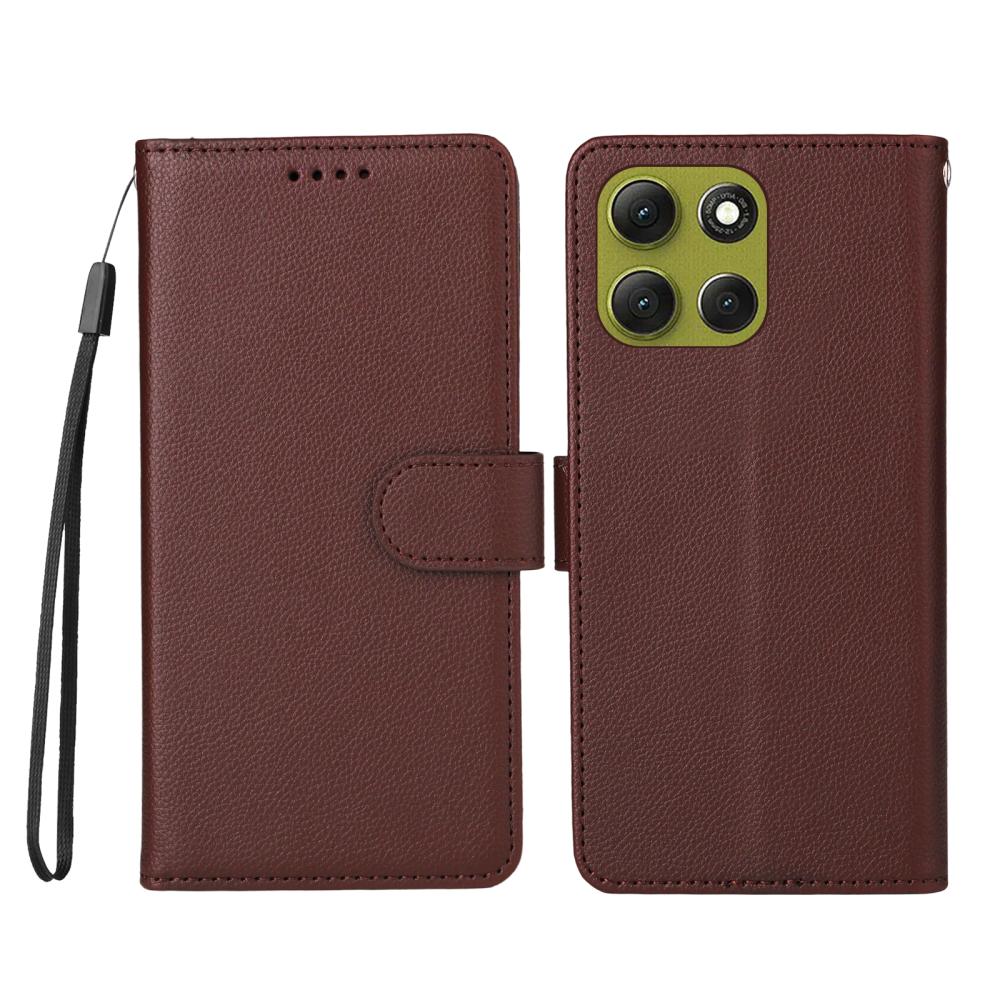  Motorola Moto G86 Power / G86 5G Fodral Läder Brun