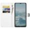  Nokia G10 / G20 Fodral Litchi Läder Vit