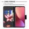  Xiaomi 12 Fodral Med Tryck Rosa Blomma