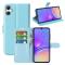  Samsung Galaxy A07 Fodral Litchi Läder Blå