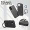  iPhone 16 Skal MagSafe Kickstand Hybrid Svart