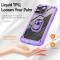  iPhone 16 Pro Max Skal Shockproof Ring Hybrid Lila
