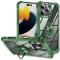  iPhone 16 Pro Max Skal Shockproof Ring Hybrid Grön