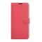  Nokia G10 / G20 Fodral Litchi Läder Röd