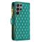 BINFEN BINFEN Galaxy S25 Ultra Fodral Diamond Multifunktionell Grön