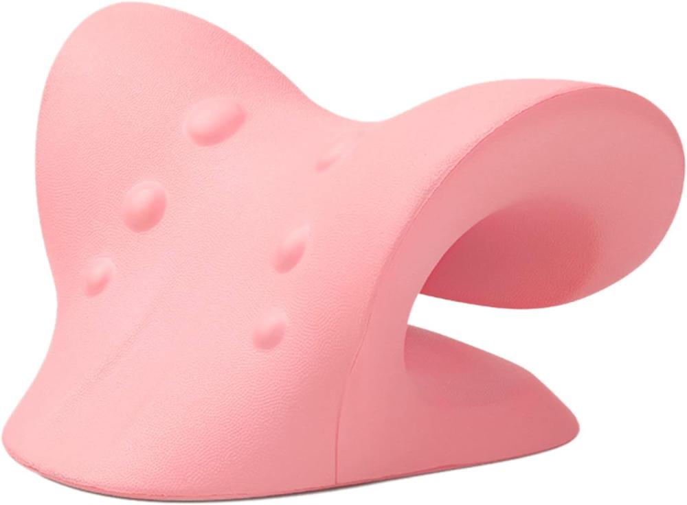  Kiropraktisk Nackkudde, Nacksträckare - Rosa