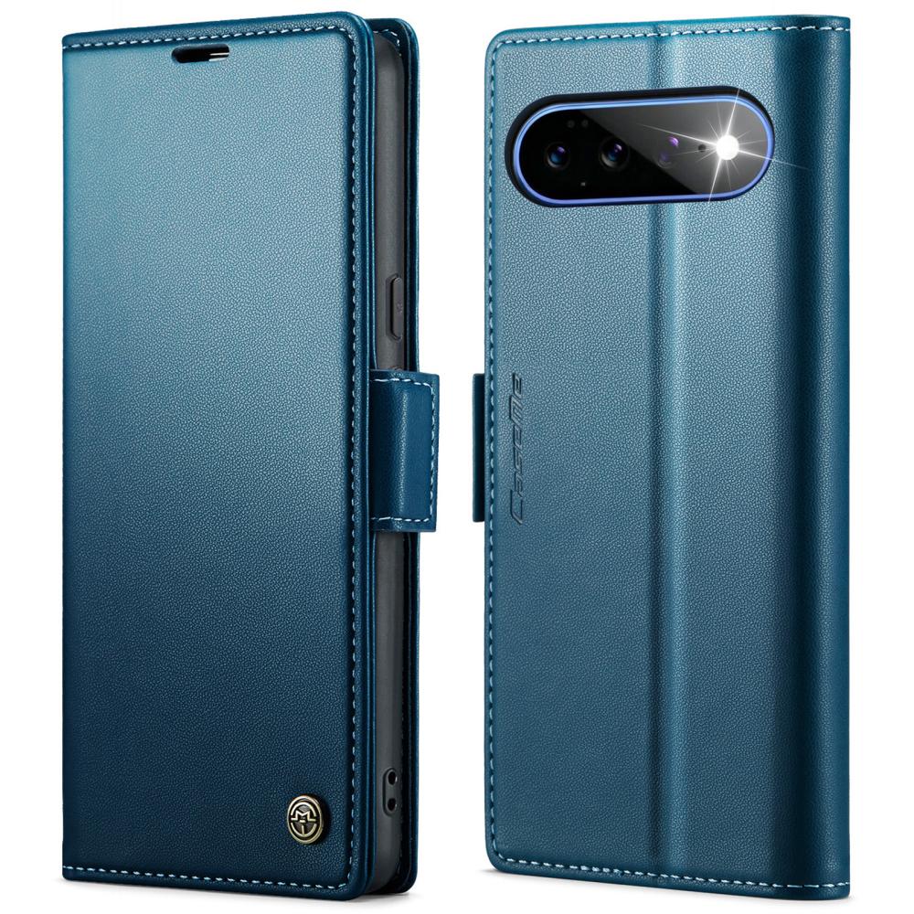 CASEME CASEME Google Pixel 11 Pro XL Fodral RFID Läder Blå