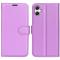  Samsung Galaxy A07 Fodral Litchi Läder Lila