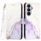  Samsung Galaxy S26 Fodral Marmor Vit / Lila