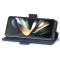 LC.IMEEKE LC.IMEEKE Galaxy Z Fold 5 Fodral RFID Läder Blå