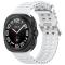  Galaxy Watch Ultra (2025) / 47 mm Armband Wave Design Vit