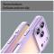  18 Pro Max/17 Pro Max Skal Frostat Transparent/Lila