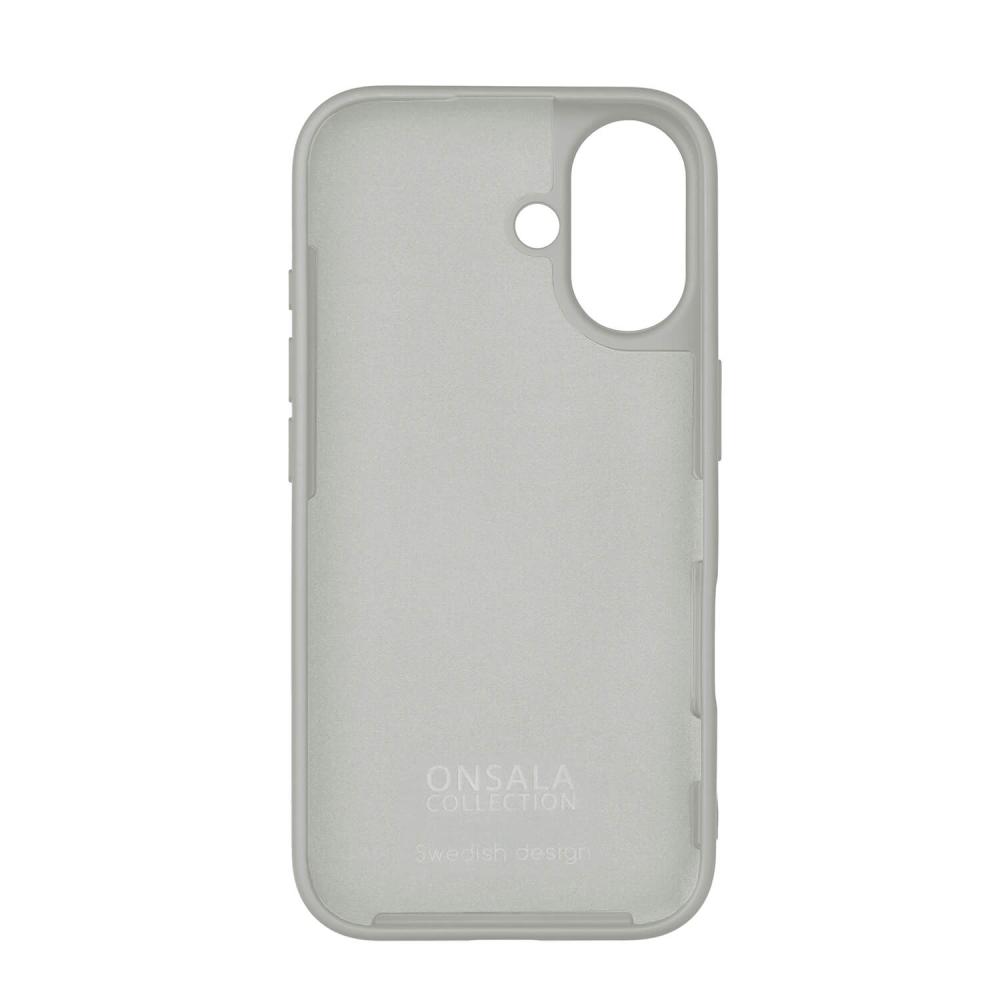 Onsala Onsala iPhone 16 Mobilskal Med Silikonkänsla Concrete