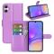 Samsung Galaxy A07 Fodral Litchi Läder Lila