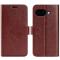  Google Pixel 10a Fodral Crazy Horse Läder Brun