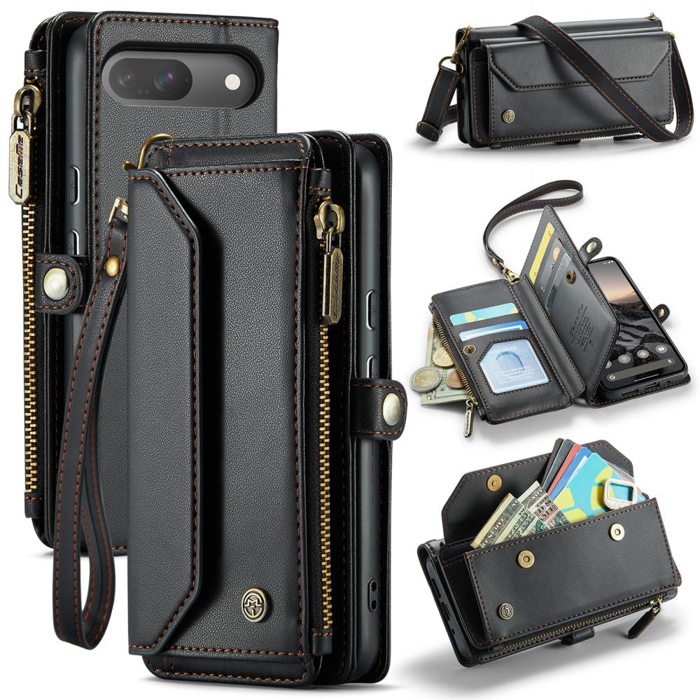 CASEME CASEME Google Pixel 10/10 Pro / 9/9 Pro Fodral Läder Svart