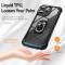  iPhone 16 Pro Max Skal Shockproof Ring Hybrid Svart