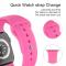 ColorPop Apple Watch 38/40/41/42 mm Silikon Armband (S/M) Hot Pink