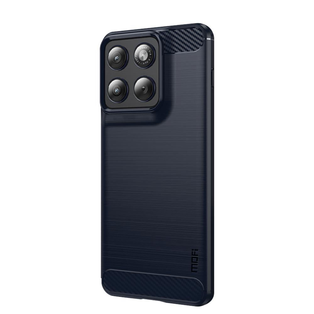 MOFI MOFI Motorola Edge 70 Skal Borstad Stål Textur Blå