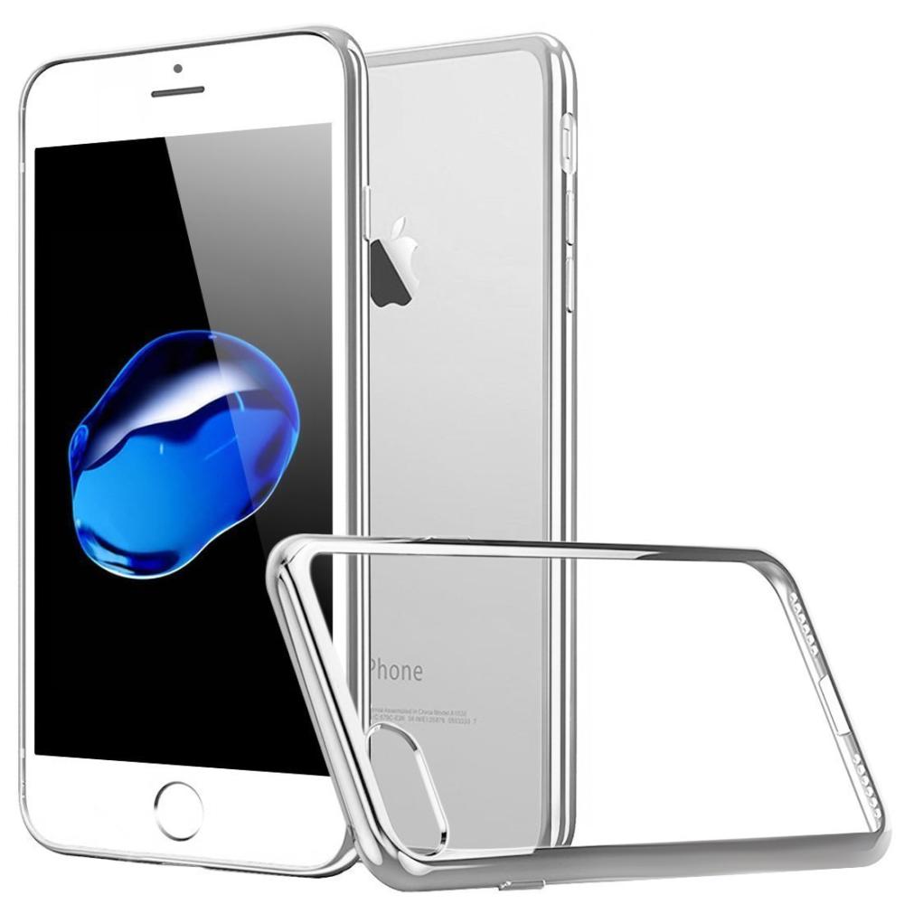  iPhone 7/8 Plus - Färgad TPU - Silver