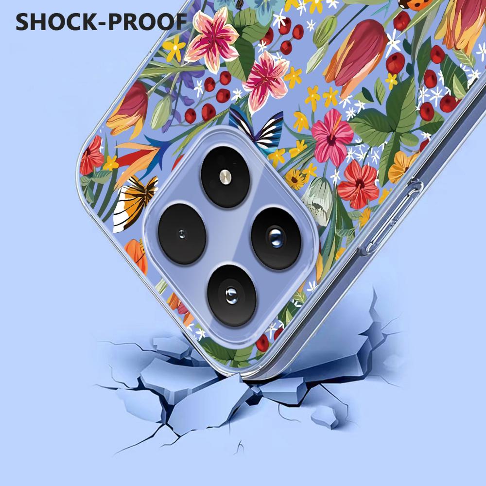  Xiaomi 17 Skal TPU Blommor Liljor